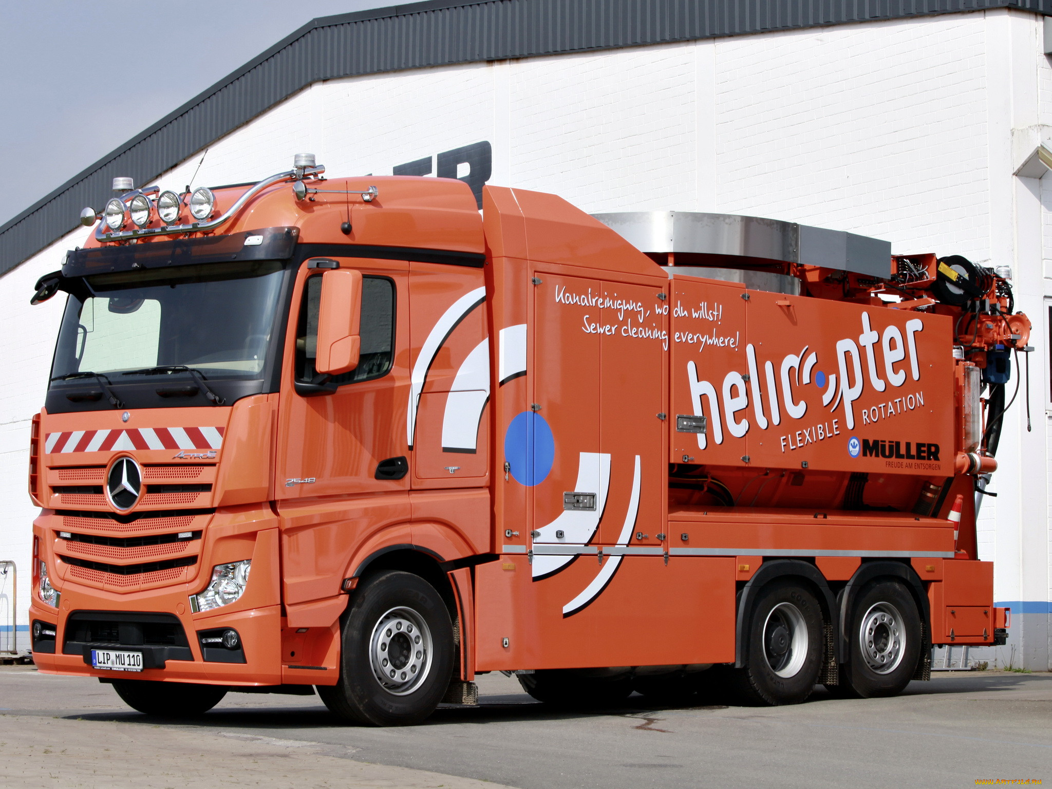 , mercedes-benz, canalmaster, muller, 2548, l, actros, 2014, typ, f, 120ewa